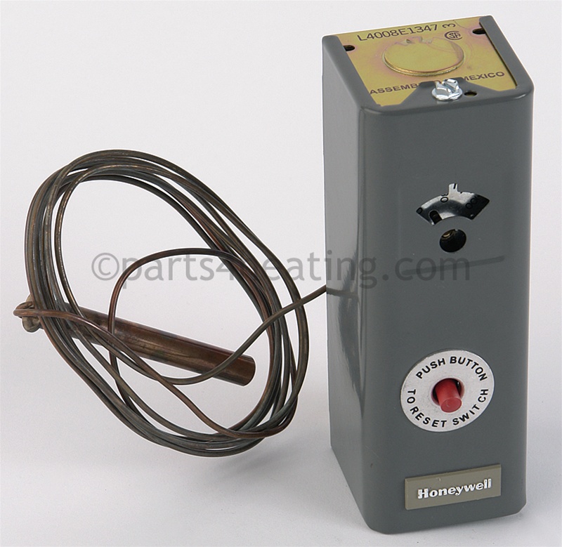 Manual-Reset Adjustable High Limit 180°F Max