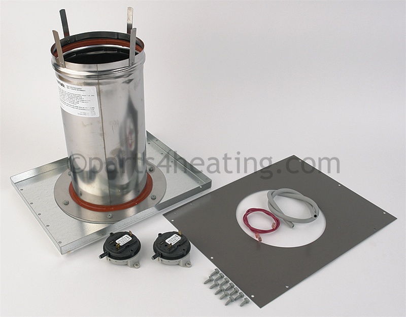Indoor Vent Adapter Kit, Positive-Pressure (Horizontal)