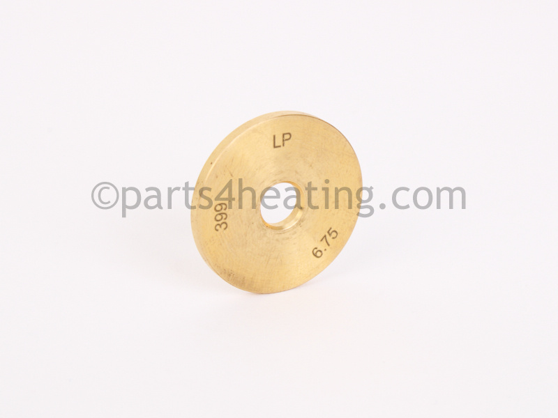 Gas Valve Orifice 6.75 mm LP