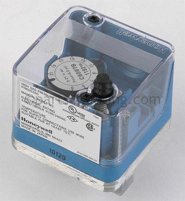Switch High Gas Pressure w/o Bracket (Optional)