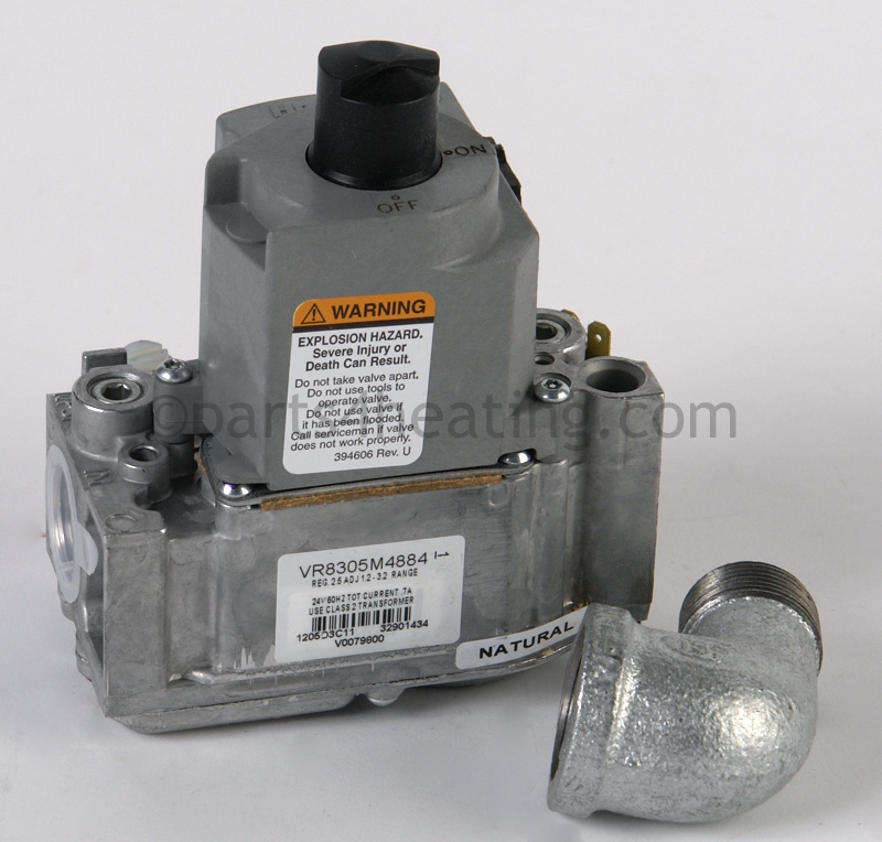 Gas Valve Nat w/ Street Elbow
