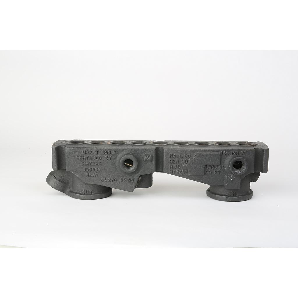 Inlet/Outlet Header Cast Iron [N]