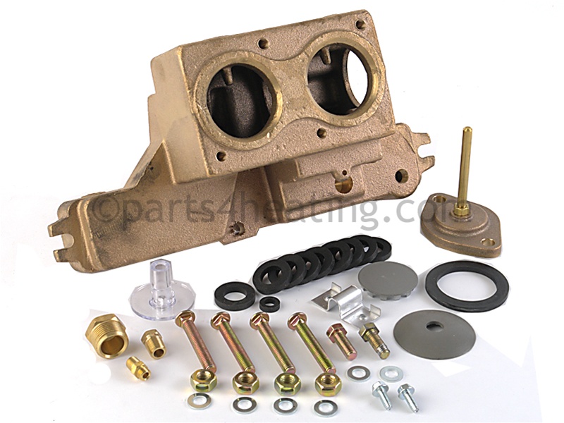 Inlet/Outlet Header, Bronze, 2 in.