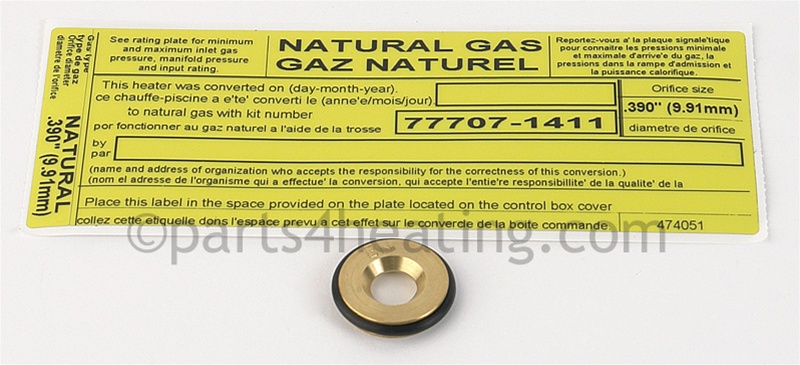 Propane to NG Conversion Kit