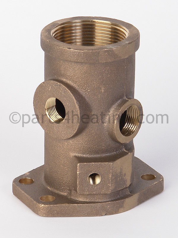 Tee, Machined Flange [Bronze]