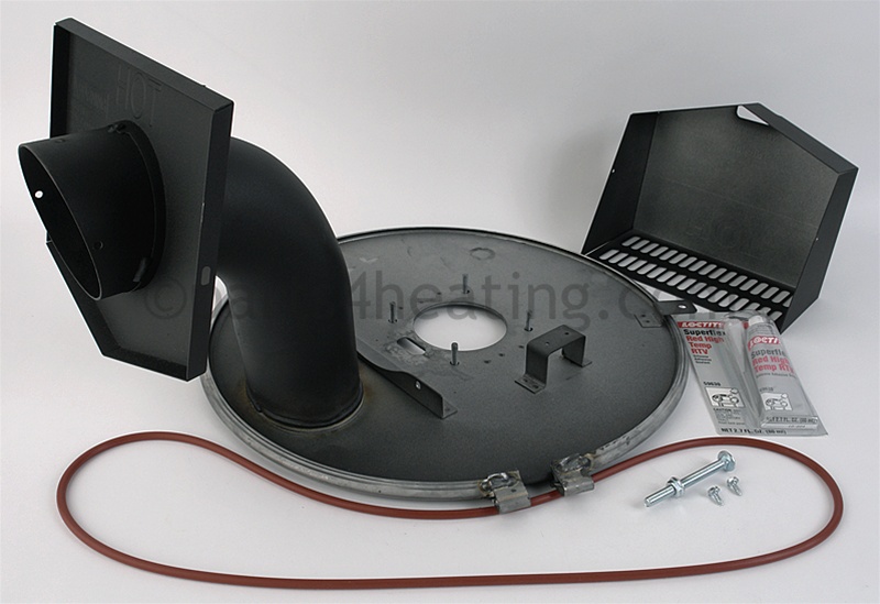 NLA - One Piece Metal Elbow/Combustion Chamber Cover Assembly